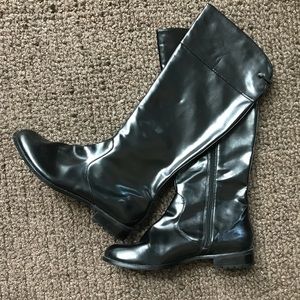 Calvin Klein Black Riding Boots